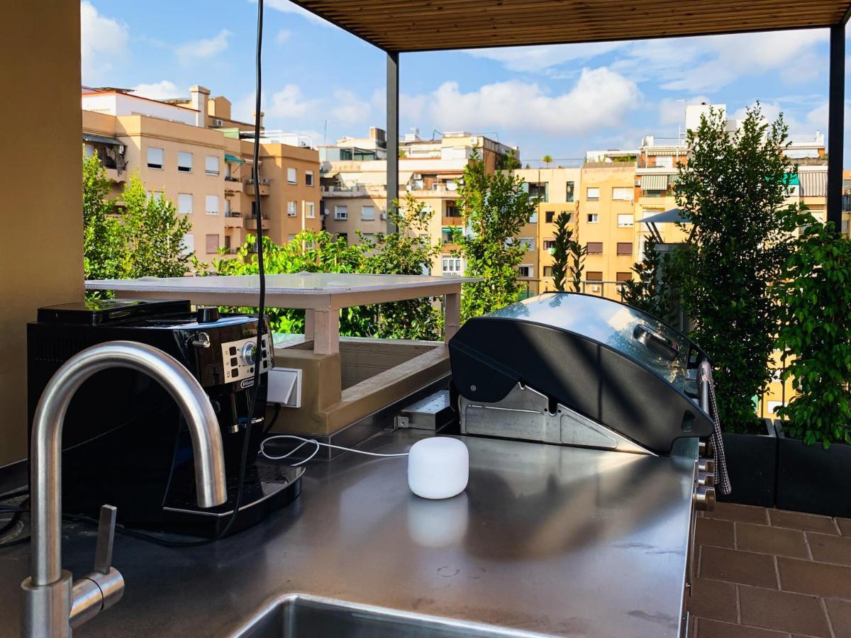Incredible 2Br Penthouse With Urban Rooftop Garden Barcelona Bagian luar foto